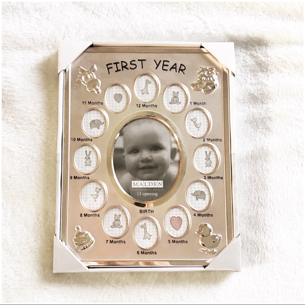 MALDEN Baby’s First Year Picture Frame NIB